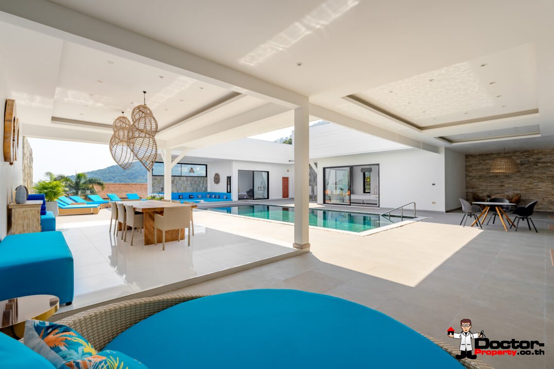 7 Bedroom Luxury Sea View Villa – Bophut, Koh Samui – For Sale